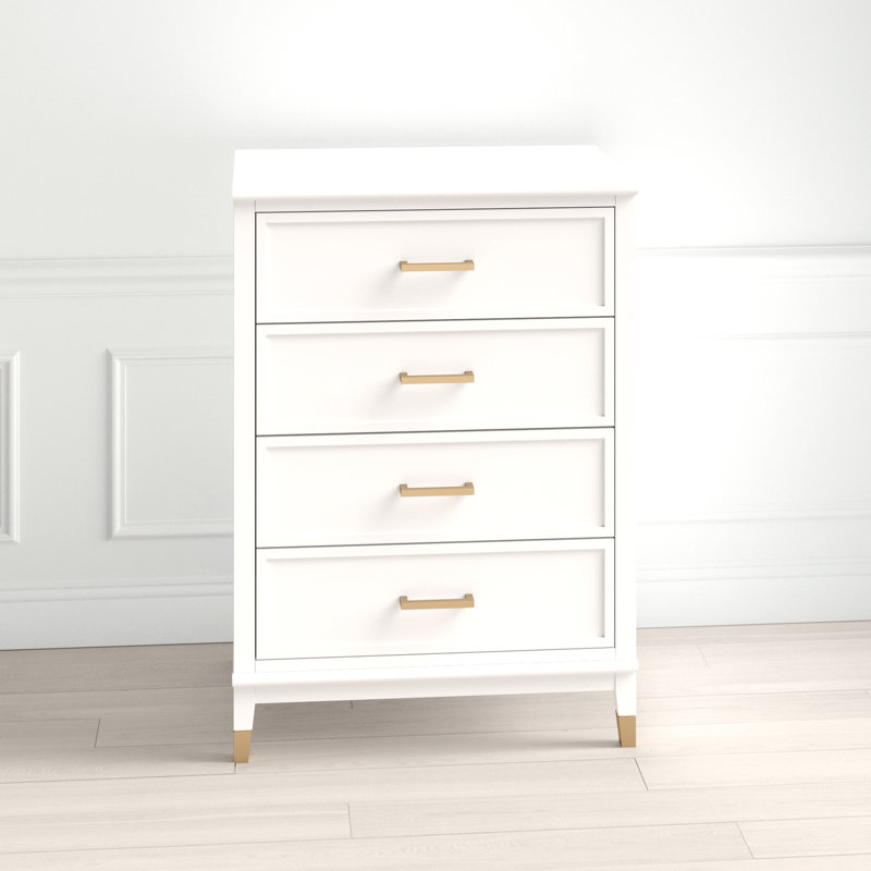 75cm W 4 - Drawer Chest of Drawers, White