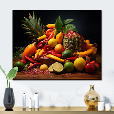 Caraibes des Caraïbes II - Décoration murale en métal pour aliments et boissons