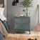 Lundgren Transitional 24'' Tall 2 - Drawer Nightstand with Wood Legs and Charging Station Space