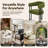 Upholstered Velvet Dining Armchair - 18.1" Seat Height Kitchen Side Chairs-133258484-113257060