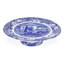 Spode Blue Italian Footed Cake Plate 10.5"