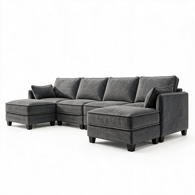 019-4U, Grey Chenille
