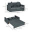 Mikiyas 2 Seater Polyester Sofa Bed-366006417