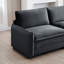 Coussin double épaisseur en velours côtelé d'inspiration rétro 3 pièces avec sièges lisses et sièges ergonomiques 7 pièces