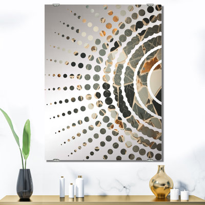 Tuan - Miroir mural décoratif à carreaux abstraits