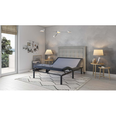 Adjustable Bed Base With Three Vibration Modes And Head And Foot Position Adjustments