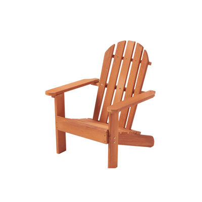 Style Wooden Patio Chair, Natural , Comfortable And Safe For Indoor Outdoor, Solid Hemlock, Easy To Assemble, Suitable 3 - 10 Year Olds, 19.5"D X 19"W 24"H, 80 Lbs Capacity Seat 10, Wood Assembly,