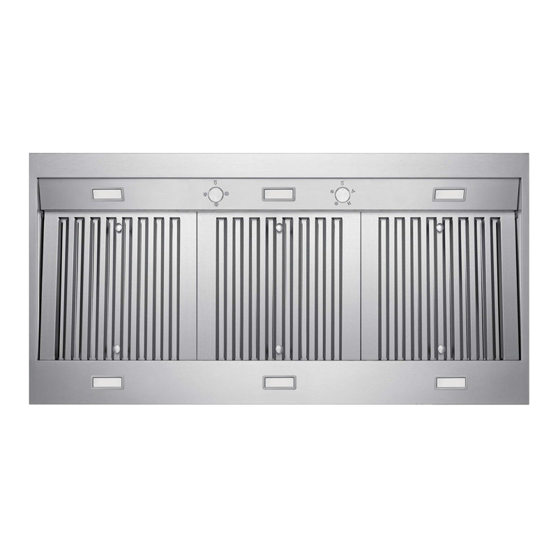 Hotte de cuisine Victory 42 pouces, puissante, 1200 pi³/min, sous armoire, en acier inoxydable, filtres à chicane, interrupteur rotatif à 4 vitesses, DEL à intensité variable