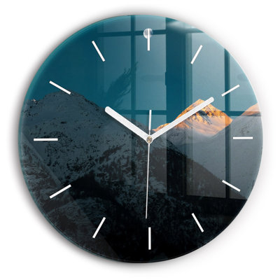 Glass Wall Clock