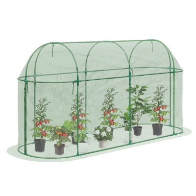 3x1x1.5m Plant Protection Netting Cage with Zipper Door