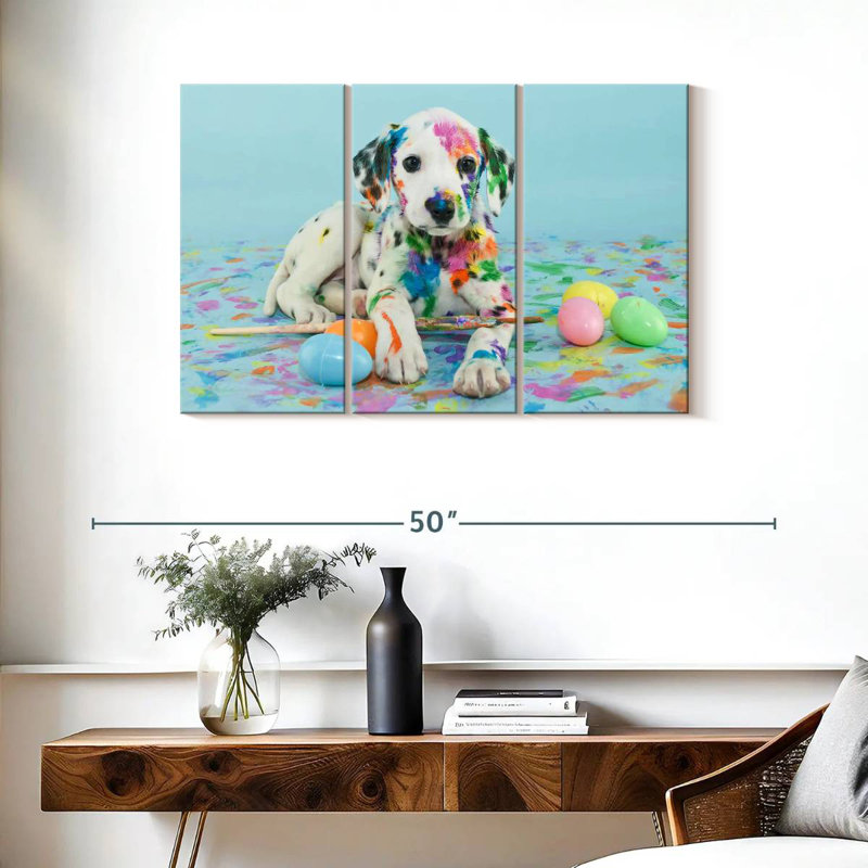 Brampt Easter Dalmatian Puppy, 24" H x 38" W