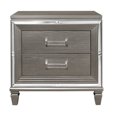 Table de chevet 2 tiroirs 30 po x 17,5 po x 30 po