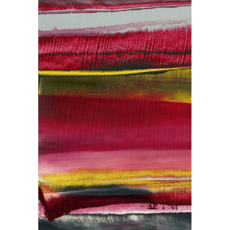 Magenta Solstice I - Wrapped Canvas Painting, 46cm H x 30cm W