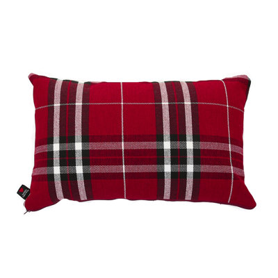 Chagnon Plaid Rectangular Cushion