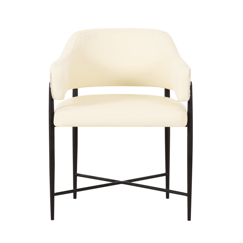 Chaise de salle à manger Sezanne, Crème, crème