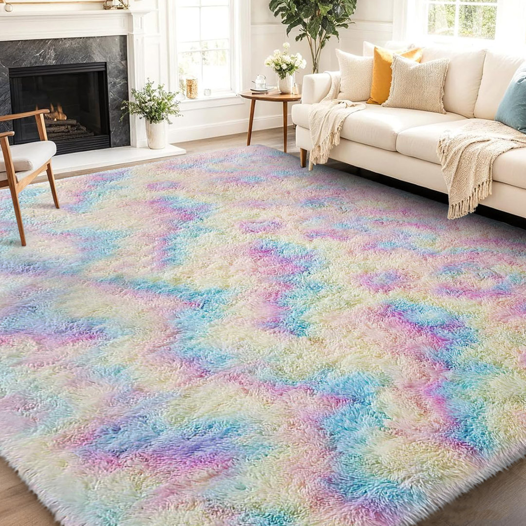 Machine Tufted Shag Area Rug