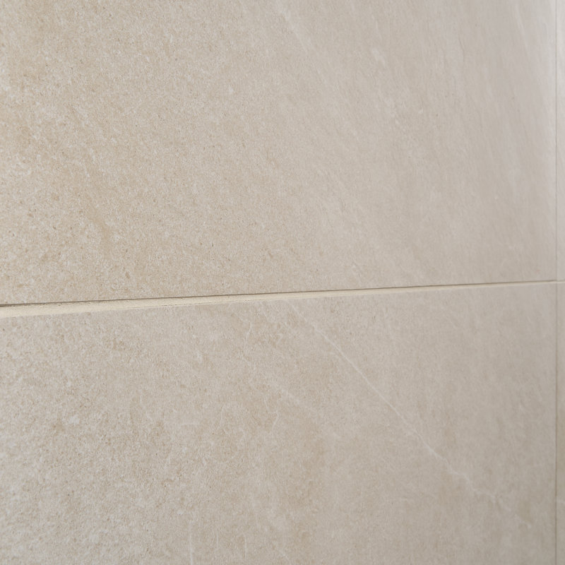 Roche 23.62 In. X 47.24 In. Matte Porcelain Floor And Wall Tile (15.49 Sq. Ft. / Case), Crema Beige