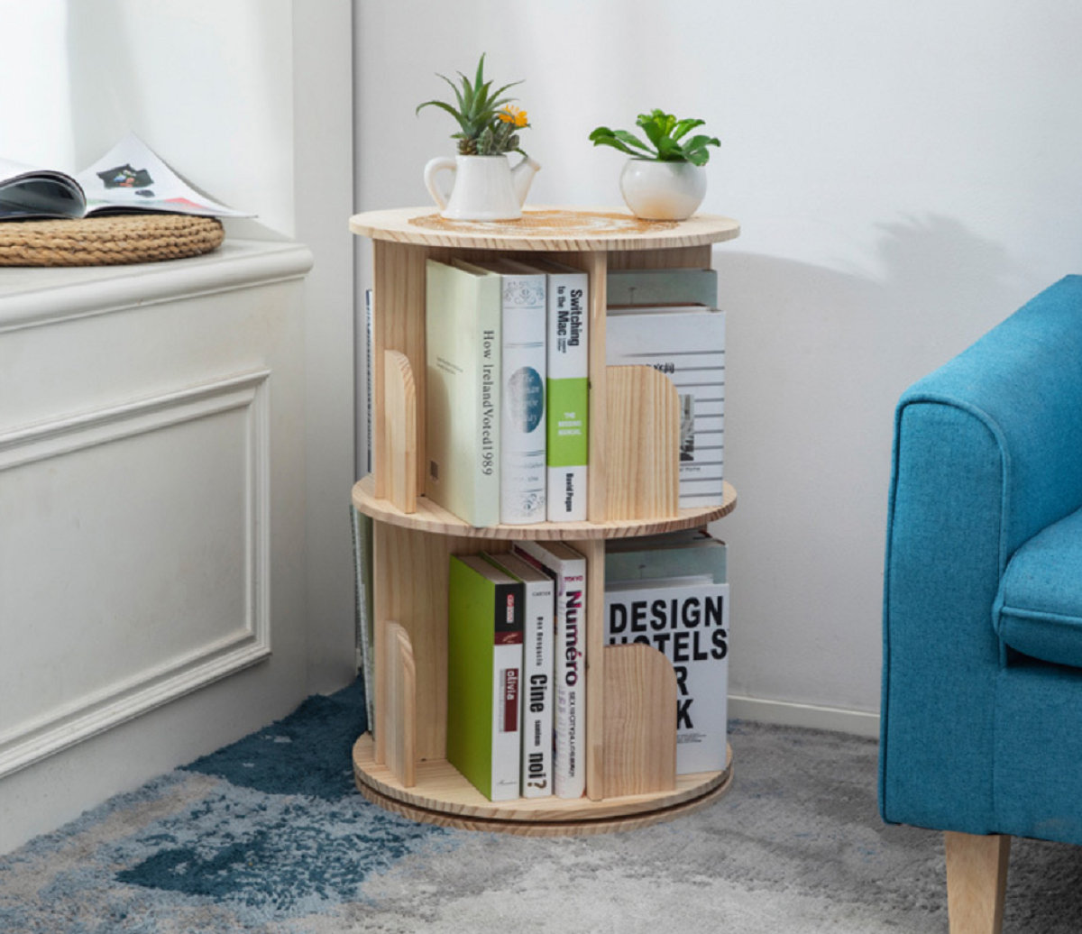 Latitude Run® Rojerio Unfinished Corner Bookcase | Wayfair