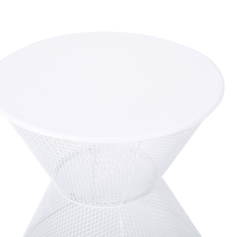 NEVADA SIDE TABLE, Matte White