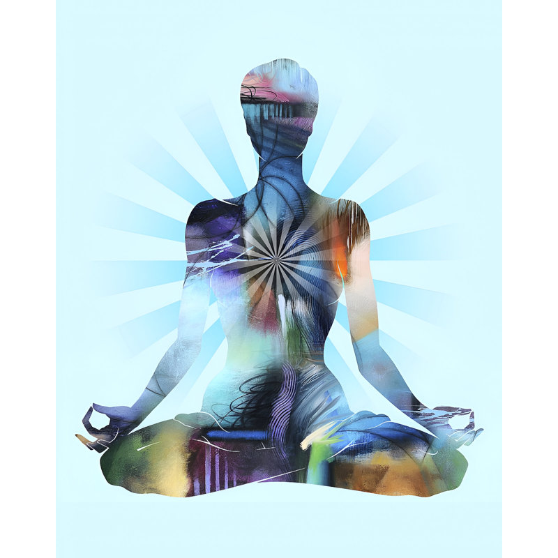  Officiellement sous licence Lotus Pose Moon par Tim Parker, affiche d'art - 18 x 22,5 po - reproduction décorative - papier affiche - prête à encadrer