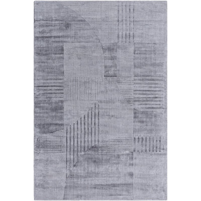 Onetta Hand Loomed Viscose Geometric Indoor Rug