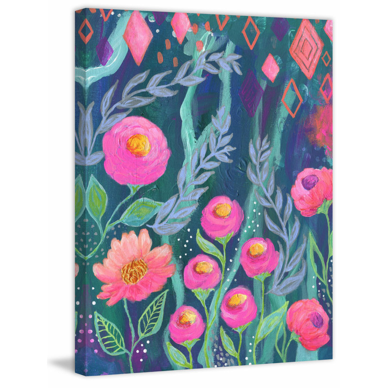 " Hidden Gems " Oil Print, 29" H x 24" W x 1.5" D