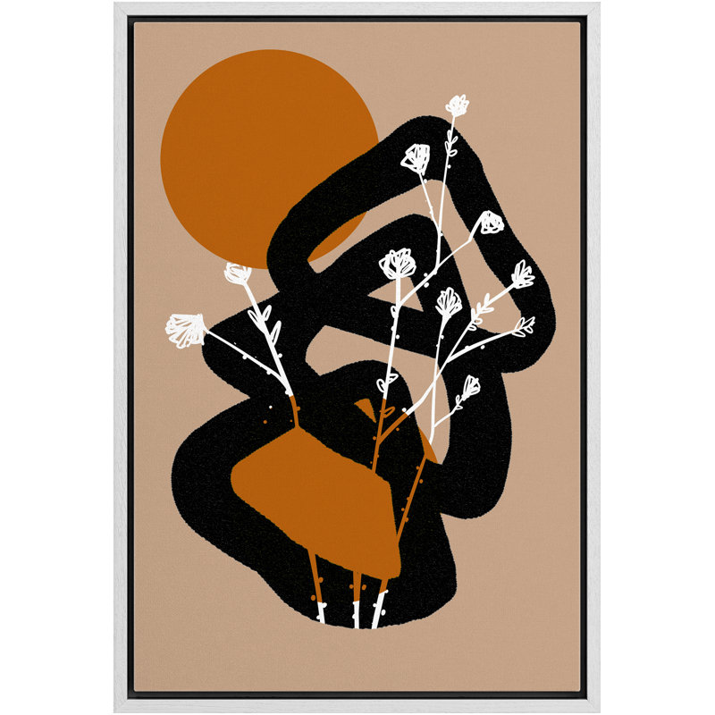 Cadre flottant, impression sur toile, Cadre blanc, H 36 po x l 24 po x P 1,5 po