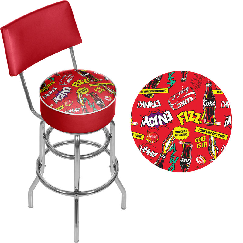 Swivel Upholstered Counter Stool