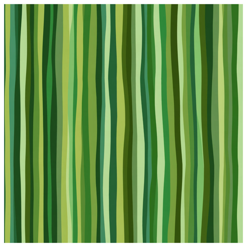Green Stripes Fleece Throw Blanket - Pattern Throws for Sofas or Beds, 60in W x 80in H