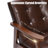 Havva 21.65'' Wide Tufted Artificial Leather Mid-Century Modern Armchair-1134661649