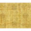 Tapis doré et doré de haute qualité noué à la main