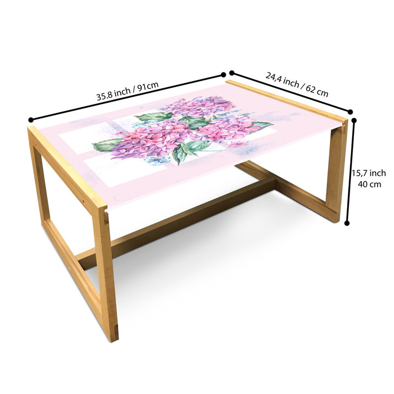 Jackielyn Sled Coffee Table, 90cm H x 62cm W x 40cm D