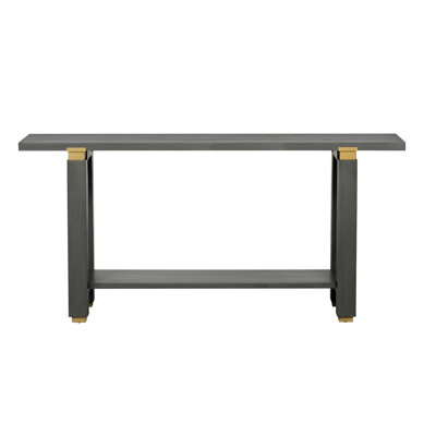 Rustic, Contemporary, End Table, Gold, Center Glide Drawers, Rectangular, Dining Room Rustic Style, Barnyard Design, Engineered Wood, Metal