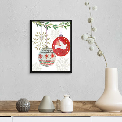 " Hanging Ornaments II " Painting Print
