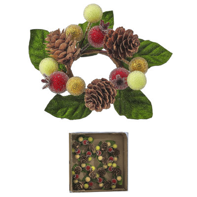 4" Mini Fruit Candle Ring