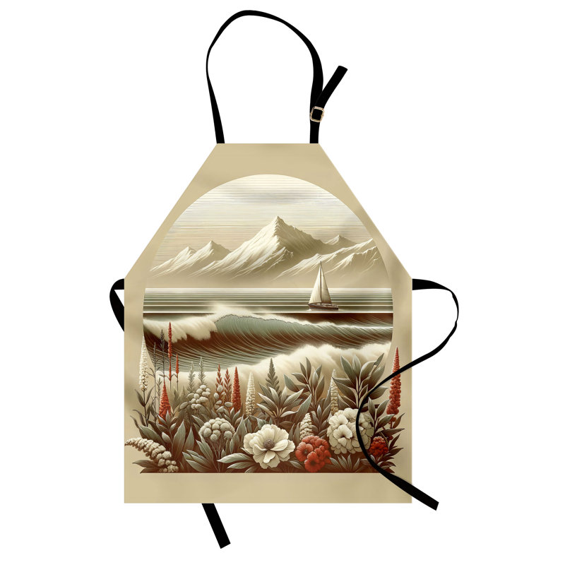 No Pattern Bib Apron