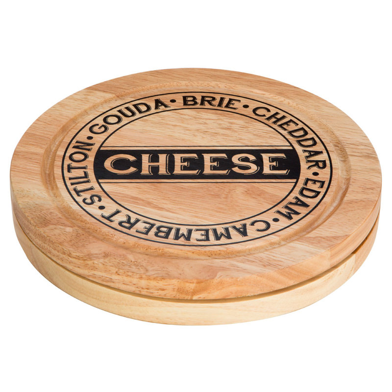 5 Piece Knife Cheese Storage Board Set