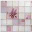 Panneau mural en vinyle l 38 po x l 19 po rose/blanc Falkirk 3D