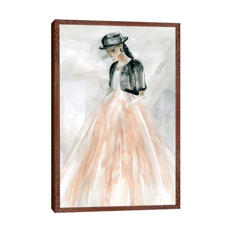 Fashion Forever 1 Piece Painting on Canvas, 66.04 cm H x 45.72 cm W, Classic Brown Wood Framed