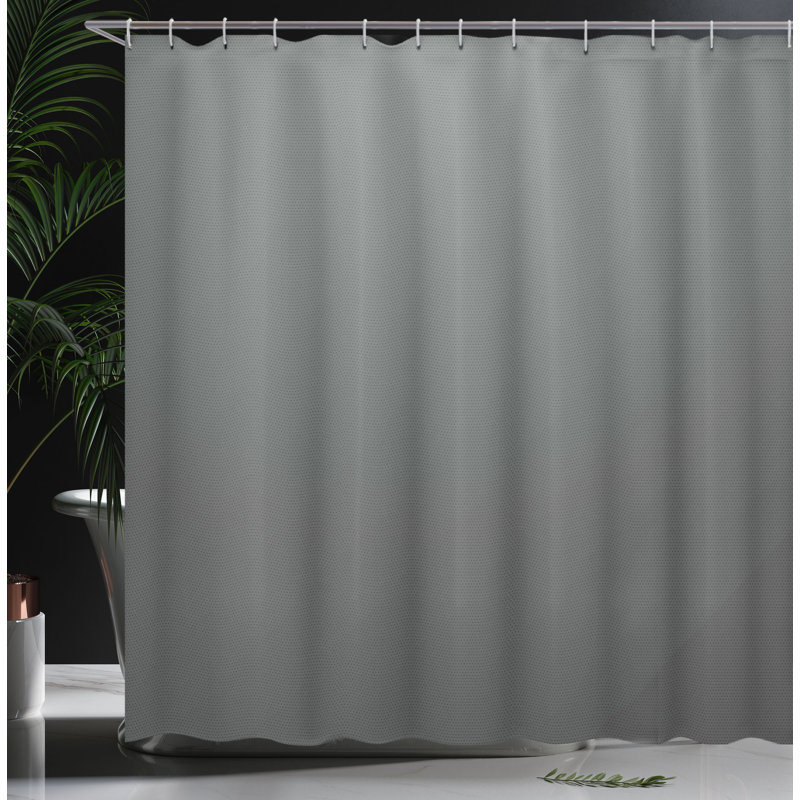 Ensemble de rideau de douche + crochets, H 69 po x l 105 po