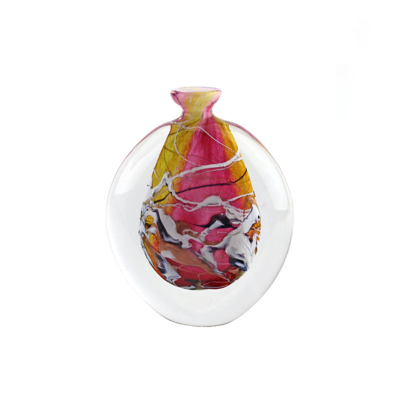 Soleil European Art Glass Vase Orchidee