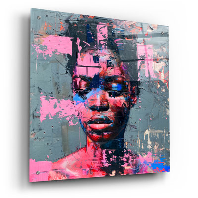  'Chromatic Whispers' by Svetlana Aleynikova Acrylic Glass Wall Art, 24" x 24"