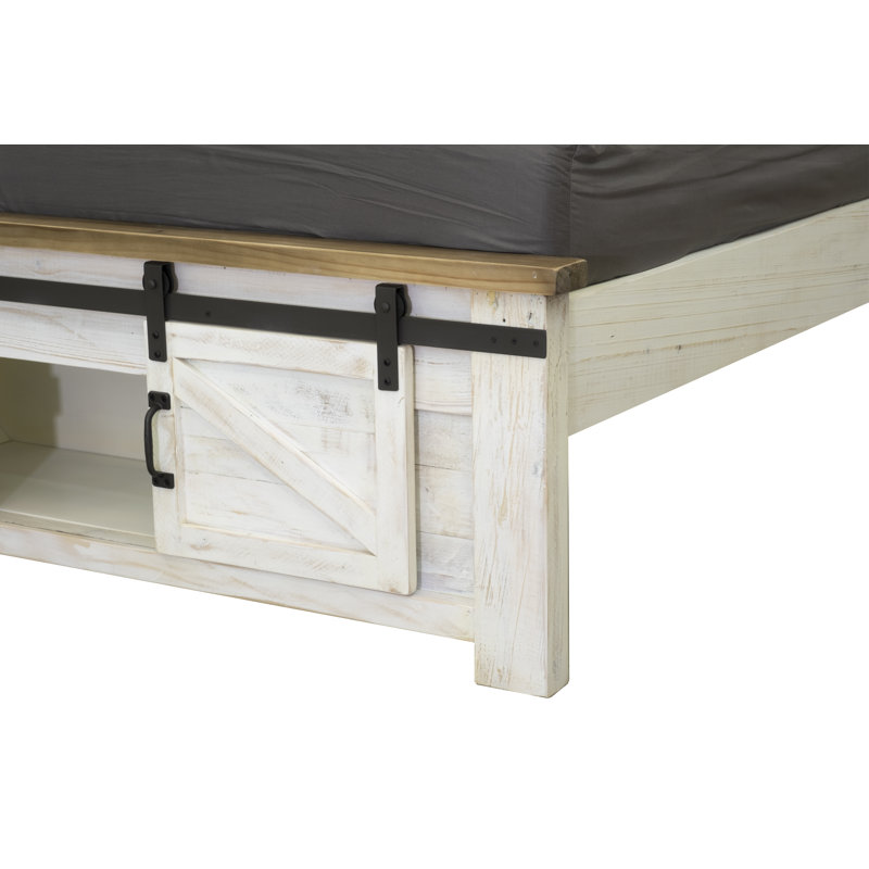 Coonrod Solid Wood Platform Storage Bed, King
