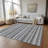 Kinslee Washable Striped Indoor / Outdoor Rug-1575514703