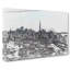 Snowy Toronto in Abstract - Wrapped Canvas Drawing - Wrapped Canvas-55339757