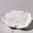 White Marble Flower-Shaped Vessel Sink – 17.7 Inch Handcrafted Afyon Marble Bathroom Sink