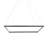 Atria Integrated LED Linear Pendant Height Adjustable ETL Certified Square Chandelier Lighting-663484630-663484631