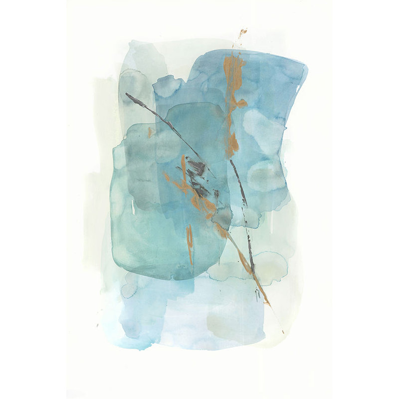 Aquarela Azul I Painting by Eve Fairwell, Image Brush Gel