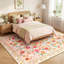 Machine Washable Rug Non-Slip Low Pile Floral Print Area Rug For Living Room Bedroom Dining Room Kids Room Bedside Kitchen Lounge-1224195947-1224195950