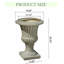 Pot à fleurs léger Mgo Urn-1459624562